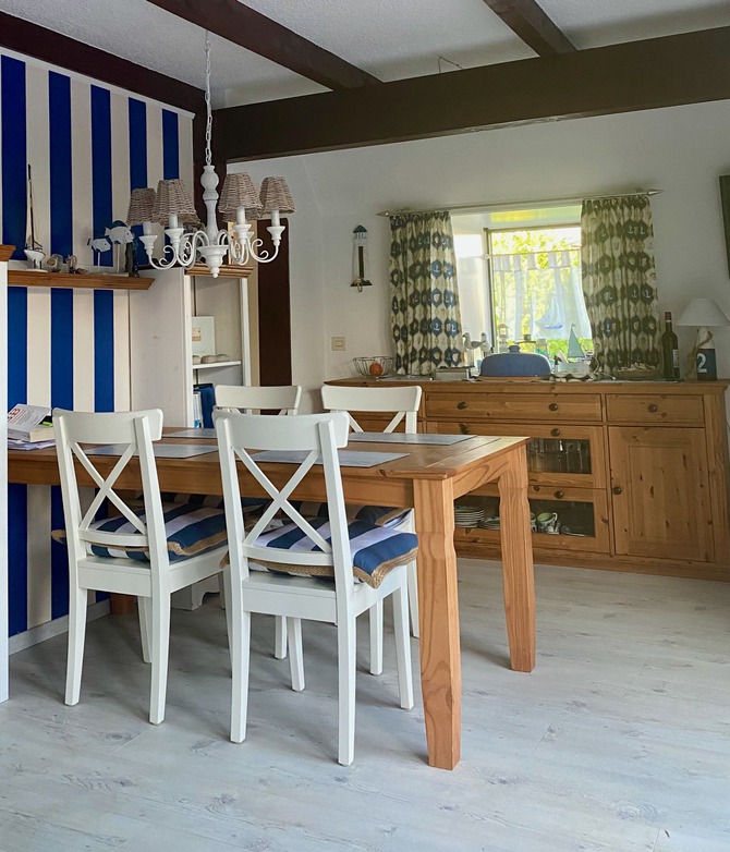 Ferienhaus in Gro&szlig;enbrode - Kinszorra-Todte - Wohnzimmer - Esstischbereich