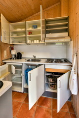 Ferienhaus in Pelzerhaken - Ferienhaus Typ B im Ferienpark AM WALDRAND - Ausgestattete K&uuml;che