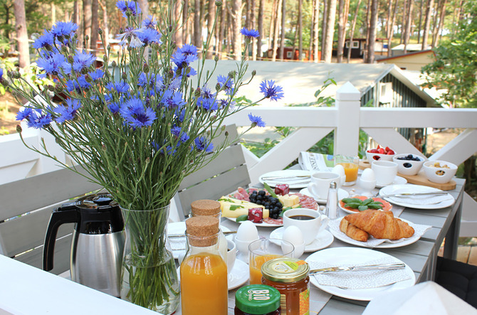 Bungalow in G&ouml;hren - Strandkiste G&ouml;hren - Terrasse