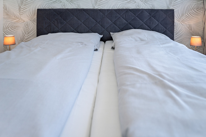 Ferienwohnung in Börgerende - Appartement 2 - Dünenblick - 1,80m breites Doppelbett